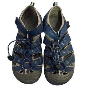 Keen Footwear Big Kids' Newport H2 Blue Water Sandals Size 5